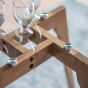 Blake Clear Round Dining Table by Hudson Living | Style Our Home