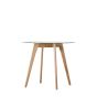 Blake Clear Round Dining Table by Hudson Living | Style Our Home
