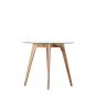 Blake Clear Round Dining Table by Hudson Living | Style Our Home