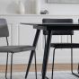 Danbury Black Rectangle Dining Table by Hudson Living | Style Our Home