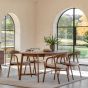 Teatro Walnut Extending Dning Table