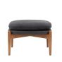 Datsun Footstool Antique Ebony by Gallery Living | Style Our Home