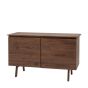 Teatro Walnut 2 Door Sideboard