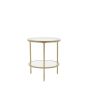 Hudson Champagne Side Table - Style Our Home 