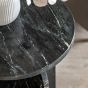 Nerano Black Marble Side Table by Gallery Living | Style Our Home