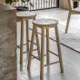 Pirton Stool Natural By Gallery Living | Style Our Home