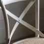 Café Palma White Rattan Stool ( A Pair ) by Hudson Living | Style our Home 