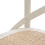 Café Palma White Rattan Stool ( A Pair ) by Hudson Living | Style our Home 