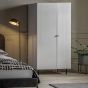 Halton 2 Door Wardrobe White By Gallery Living | Style Our Home