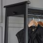 Wycombe Black Open Wardrobe - Style Our Home 