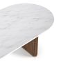 Harvard Oval Marble Top Dining Table by Condell/Global Home Group | Style Our Home