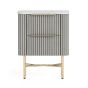 Isabella Flutted Narrow Bedside by Condell/Global Home Group | Style Our Home
