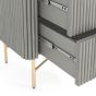 Isabella Flutted 5 Drawer Chest by Condell/Global Home Group | Style Our Home