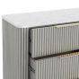 Isabella Flutted 5 Drawer Chest by Condell/Global Home Group | Style Our Home