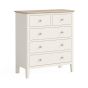 Marlow Coconut Milk 2 Over 3 Chest by Corndell/Global Home Group  | Style Our Home
