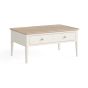 Marlow Coconut Milk Coffee Table by Corndell/Global Home Group  | Style Our Home
