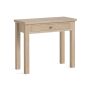 Modern Country Oak White Wash Single Drawer Desk by Condell/Global Home Group | Style Our Home