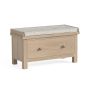 Modern Country Oak White Wash Hallway Bench with Drawer by Condell/Global Home Group | Style Our Home