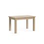 Modern Country Oak White Wash Extending Dining Table