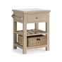 Modern Country Oak White Wash Small Kitchen Island by Condell/Global Home Group | Style Our Home