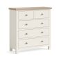 Modern Country Coconut 2 over 3 Chest by Condell/Global Home Group | Style Our Home