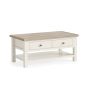 Modern Country Coconut Coffee Table with Shelf by Condell/Global Home Group | Style Our Home