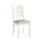Modern Country Coconut Dining Chair with White Boucle Seat by Condell/Global Home Group | Style Our Home