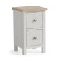 Modern Country Light Grey Narrow Bedside by Condell/Global Home Group | Style Our Home