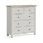 Modern Country Light Grey 2 over 3 Chest by Condell/Global Home Group | Style Our Home