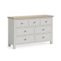 Modern Country Light Grey 3 over 4 Chest by Condell/Global Home Group | Style Our Home