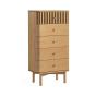 Soho Natural 5 Drawer Tallboy by Condell/Global Home Group | Style Our Home