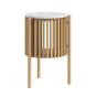Soho Natural Marble Top Story Side Table by Condell/Global Home Group | Style Our Home