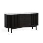 Soho Black Marble Top Sideboard with Drawers by Condell/Global Home Group | Style Our Home