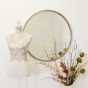 Muse Silver Bevelled Round Mirror
