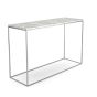 Gleam Console Table White Marble Finish with Chrome Legs | Temahome | Console Table  | Style Our Home