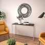 Gleam Console Table Black Marble Finish with Chrome Legs | Temahome | Console Table  | Style Our Home