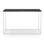 Gleam Console Table Black Marble Finish with Chrome Legs | Temahome | Console Table  | Style Our Home