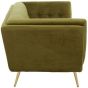 Harmony Olive Velvet Sofa by Prestige | Style Our Home