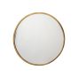 Higgins Round Mirror Antique Gold - Style Our Home 