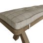 Hoeson 2.0m Cross Leg Dining Bench by Aegon Interiors | Style Our Home