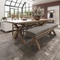 Hoeson 2.0m Cross Leg Dining Table by Aegon Interiors | Style Our Home