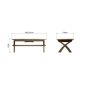 Hoeson 2.0m Cross Leg Dining Table by Aegon Interiors | Style Our Home