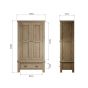 Hoeson 2 Door Wardrobe by Aegon Interiors | Style Our Home