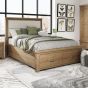 Hoeson 4'6 Fabric Headboard with Drawer Footboard by Aegon Interiors | Style Our Home