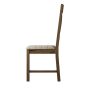 Hoeson Cross Back Dining Chair Natural Check by Aegon Interiors | Style Our Home