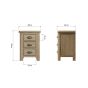 Hoeson Large Bedside Cabinet by Aegon Interiors | Style Our Home