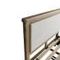 Hoeson 4'6 Fabric Headboard with Drawer Footboard by Aegon Interiors | Style Our Home