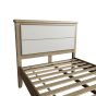 Hoeson 4'6 Fabric Headboard with Low End Footboard by Aegon Interiors | Style Our Home