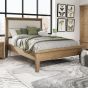 Hoeson 4'6 Fabric Headboard with Low End Footboard by Aegon Interiors | Style Our Home