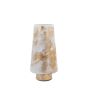 Marbled Large Hurricane Candle Holder by Gallery Living | Style Our Home